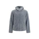 Veste longue Herno grise en polyester