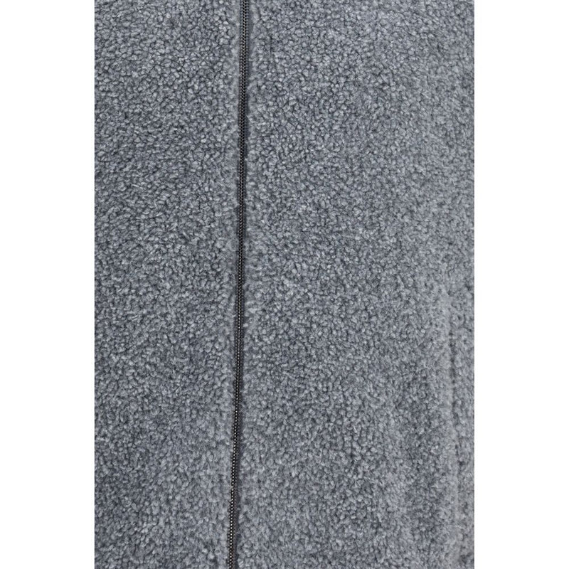 Veste longue Herno grise en polyester