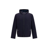 Herno Blue Goose Down Full-Length Jacket