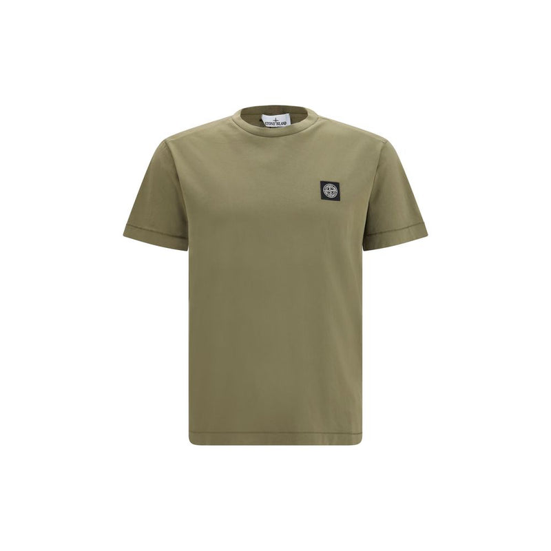 Stone Island Bicolor Cotton T-Shirt for Men