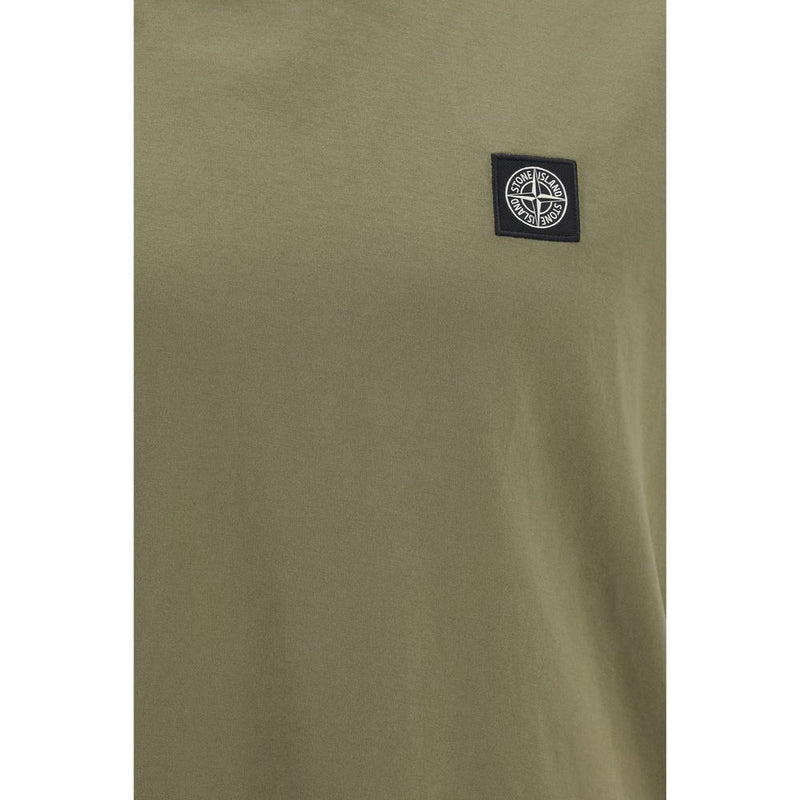 Stone Island Bicolor Cotton T-Shirt for Men