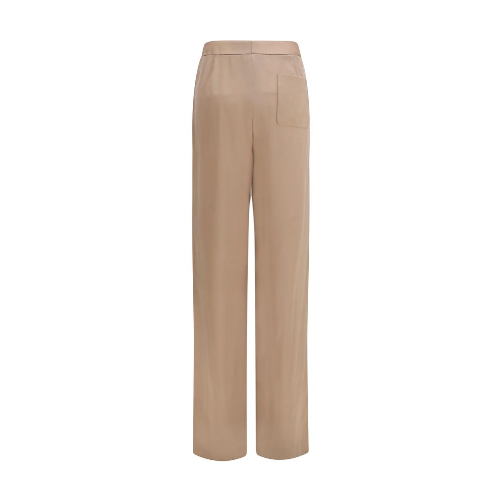 Tom Ford Beige Silk Casual Pants - Élégance et Confort