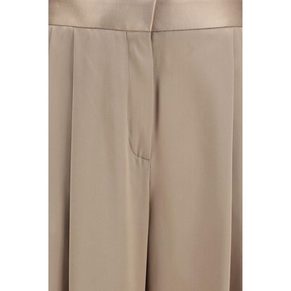 Tom Ford Beige Silk Casual Pants - Élégance et Confort