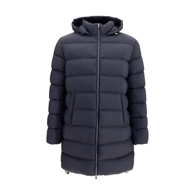 Herno Black Polyamide Full-Length Jacket - Stylish & Functional