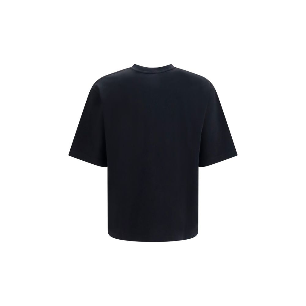 Dsquared² Black Cotton T-Shirt - Loose Fit with Logo