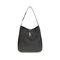 Saint Laurent Black Calf Leather Bos Taurus Shoulder Bag