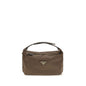 Sac à main Prada en polyamide recyclé marron