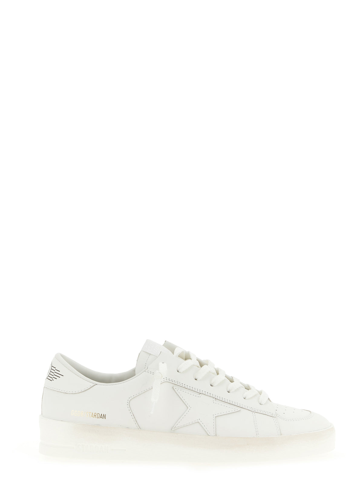 Baskets basses en cuir de vachette blanc Golden Goose
