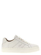 Chloé White Leather Low Top Sneakers - Lauren Model