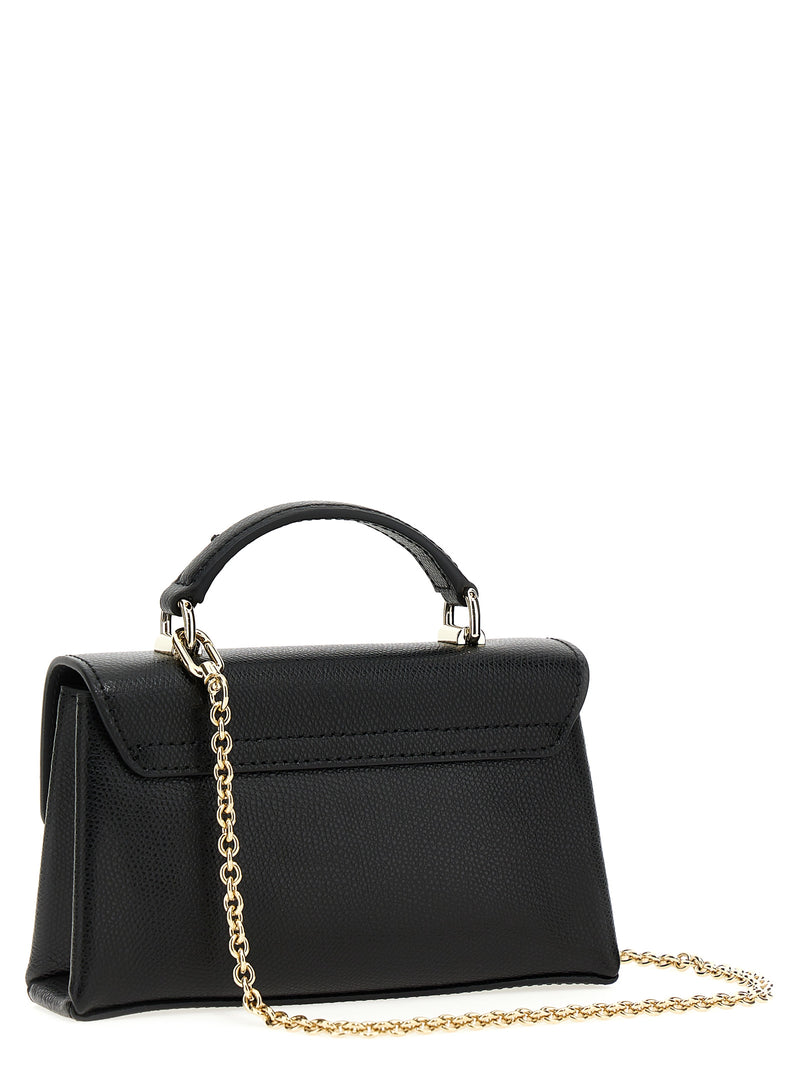Sac bandoulière Furla en cuir noir