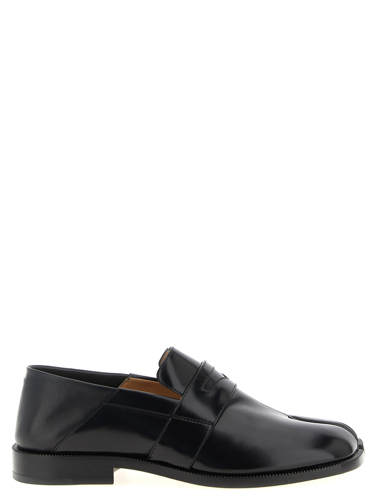 Maison Margiela Black Calfskin Slip-On Loafers