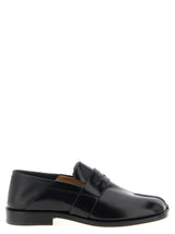 Maison Margiela Black Calfskin Slip-On Loafers