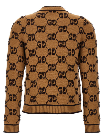 Gucci Beige Wool Cardigan