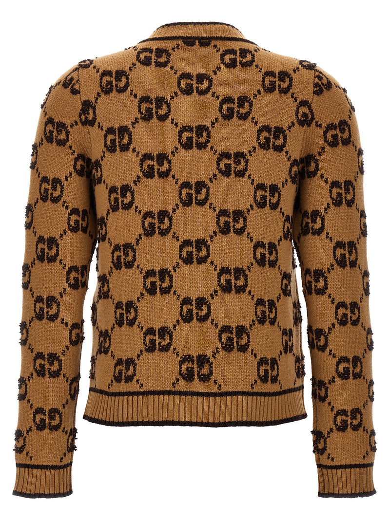 Gucci Beige Wool Cardigan