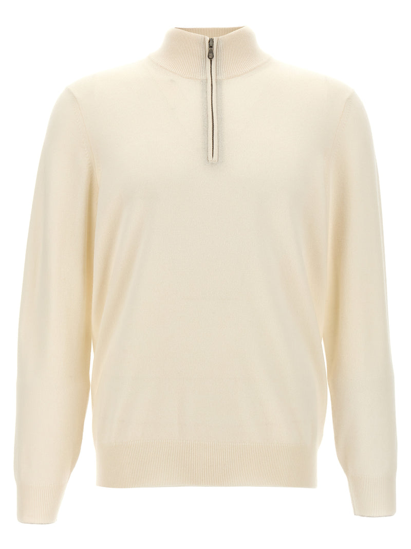 Brunello Cucinelli Cardigan en cachemire blanc