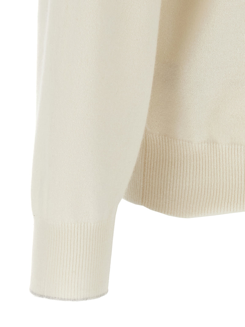 Brunello Cucinelli Cardigan en cachemire blanc