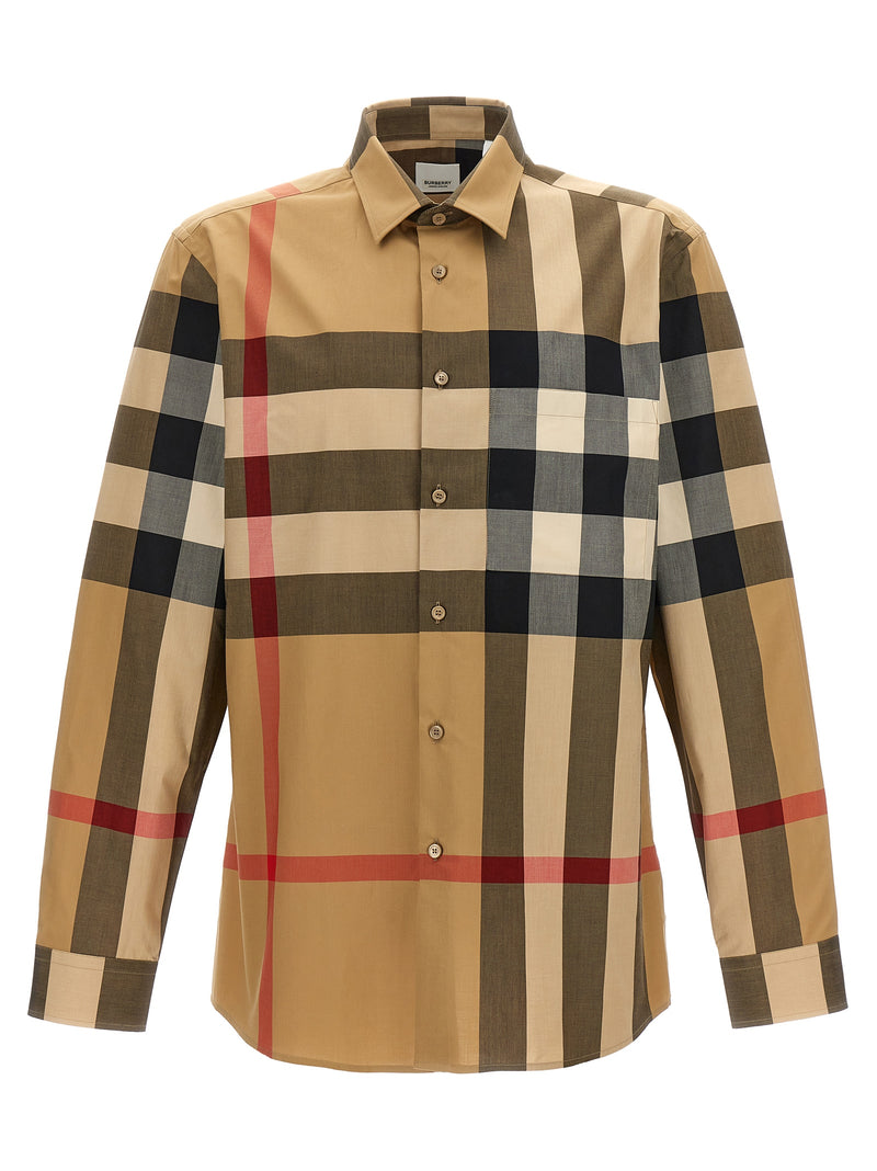 Burberry ‘Summerton’ Beige Cotton Blouse for Men
