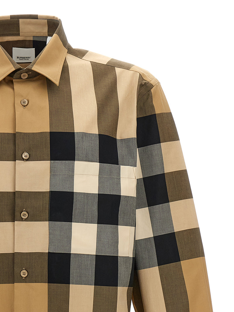 Burberry ‘Summerton’ Beige Cotton Blouse for Men