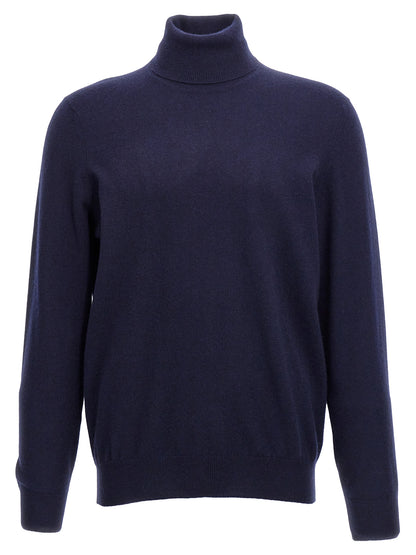 Brunello Cucinelli Blue Cashmere Cardigan