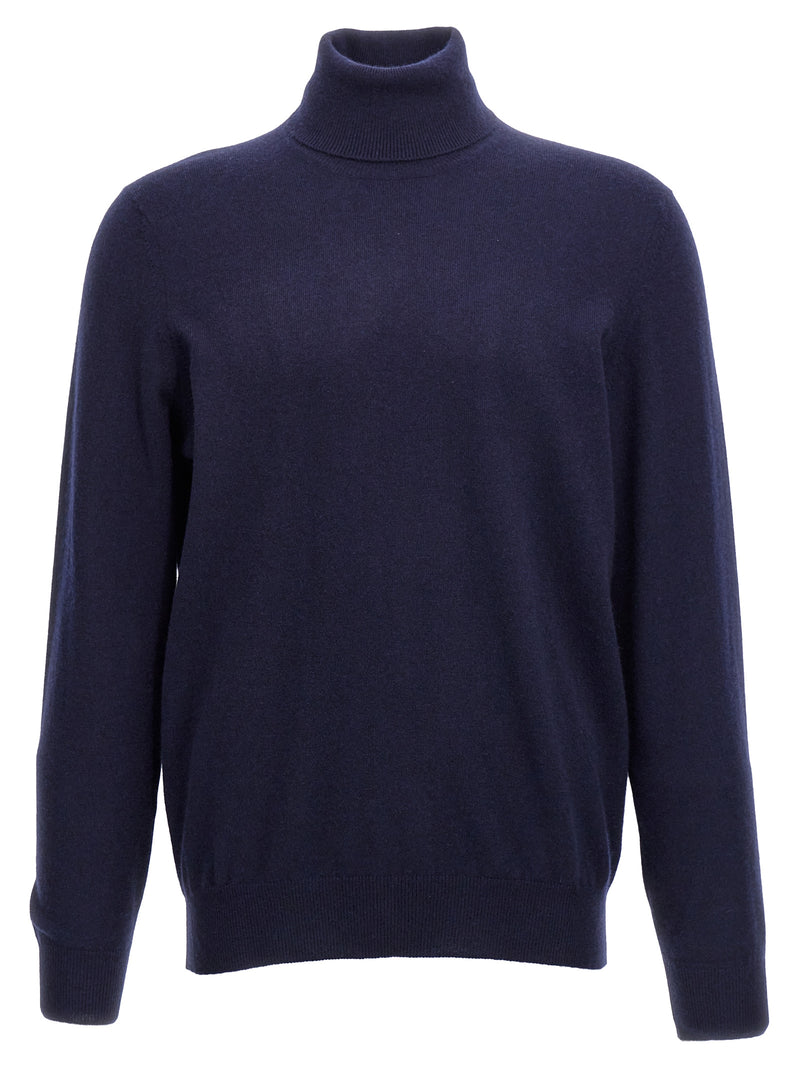 Cardigan Brunello Cucinelli bleu en cachemire