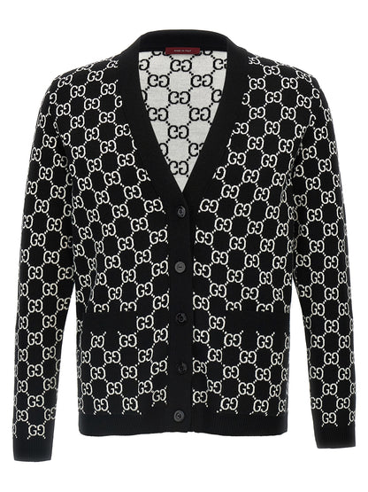 Gucci Bicolor Wool Cardigan