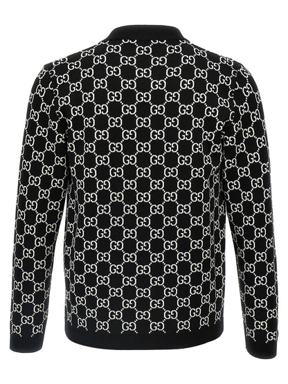 Gucci Bicolor Wool Cardigan