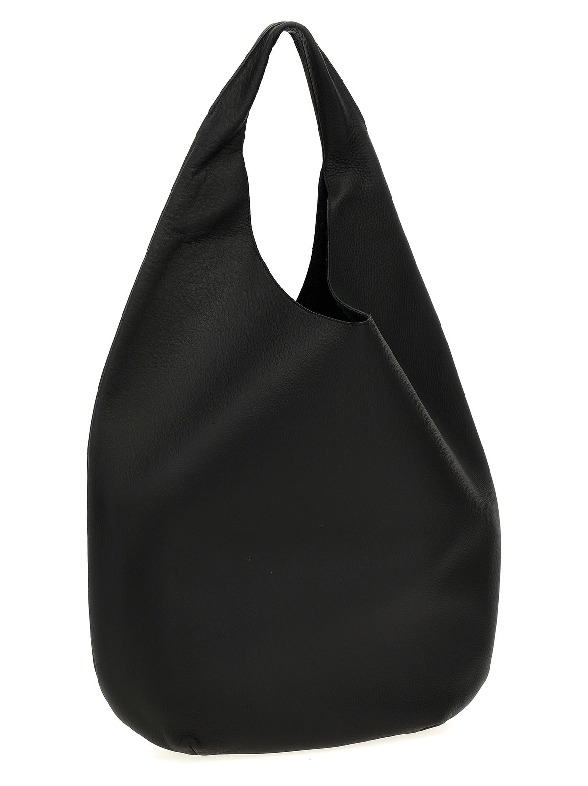 Sac bandoulière A.P.C. en cuir de veau noir