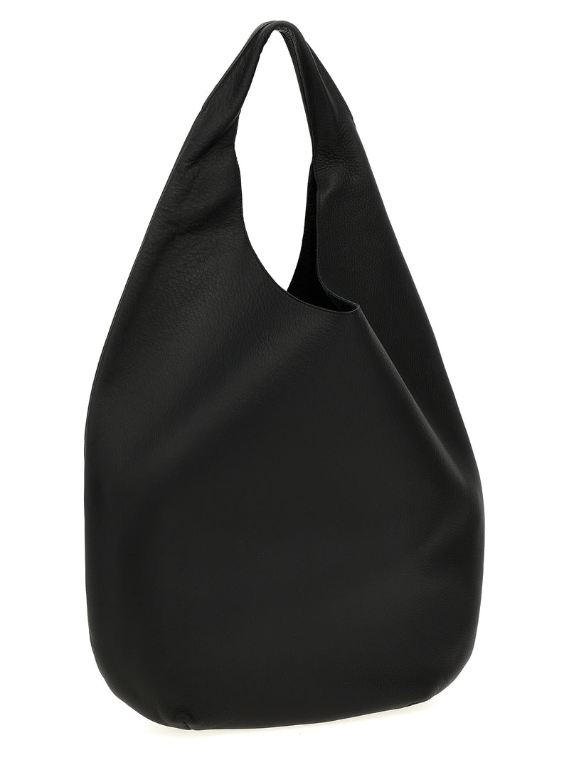Sac bandoulière A.P.C. en cuir de veau noir