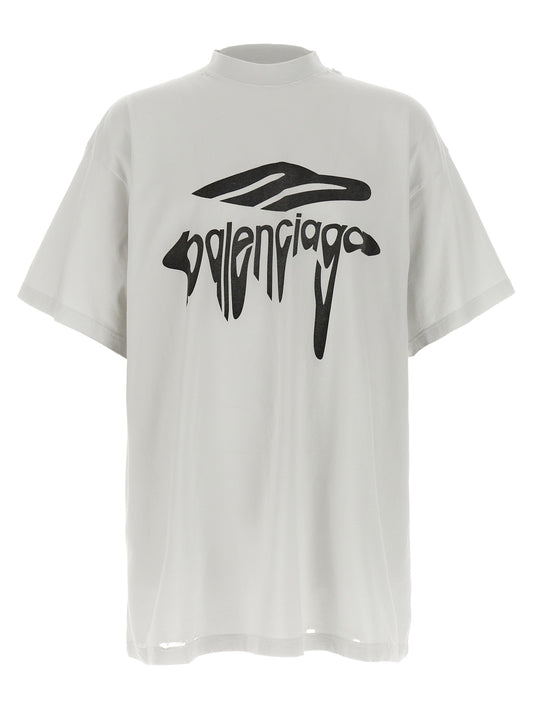 T-shirt Balenciaga en coton blanc