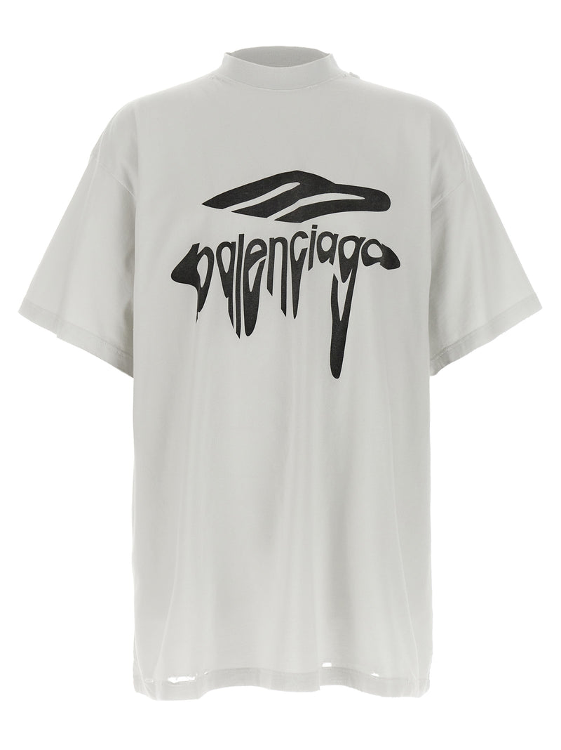 T-shirt Balenciaga en coton blanc