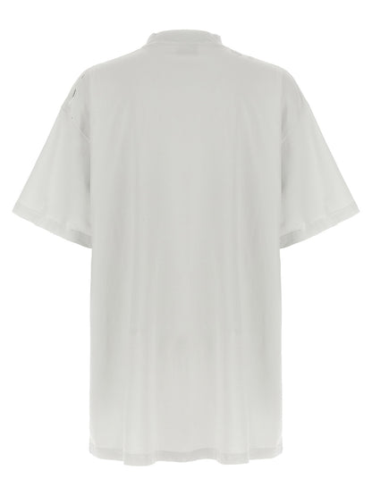 Balenciaga White Cotton T-Shirt