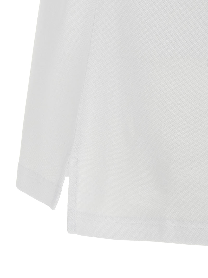 Polo Moschino en coton blanc