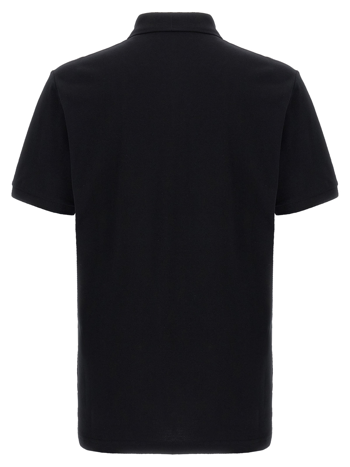 Polo Moschino en coton noir
