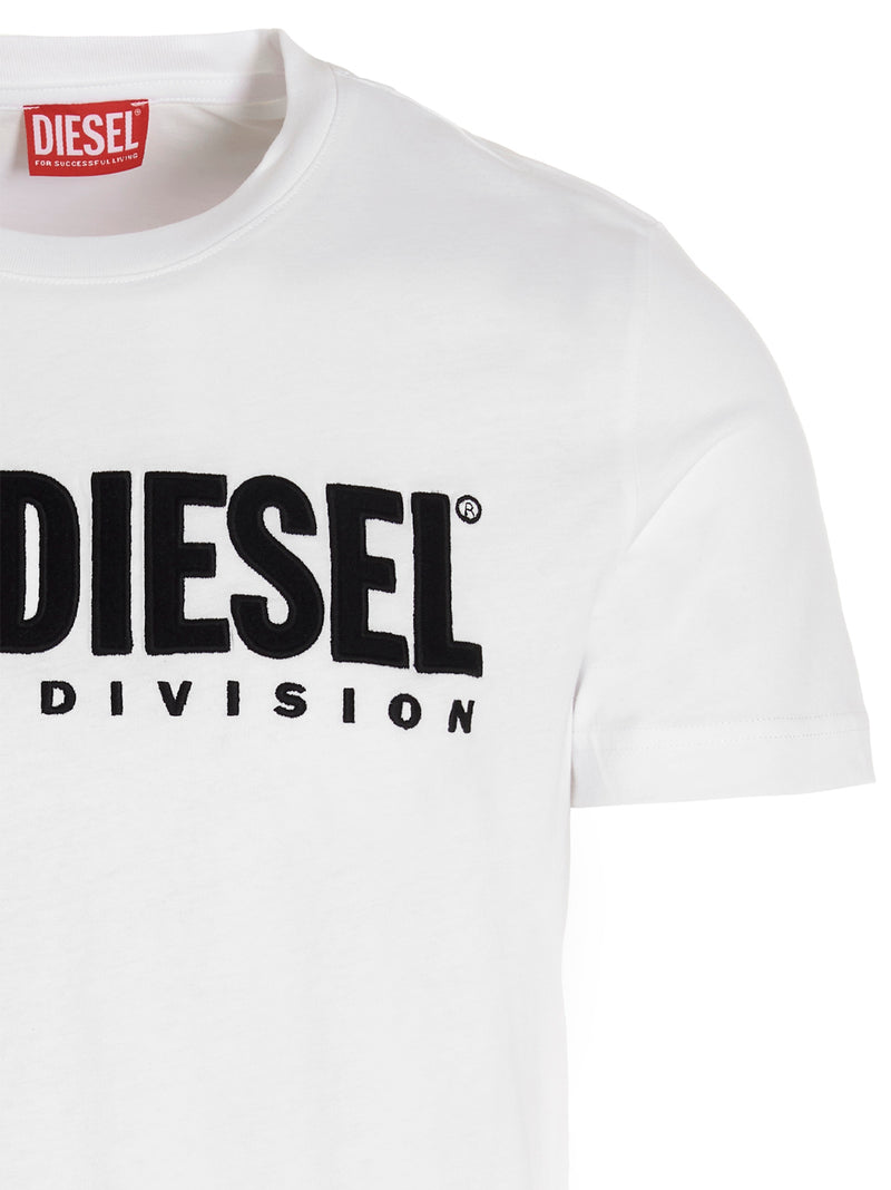 Diesel White Cotton T-Shirt