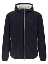 Brunello Cucinelli Blue Polyamide Shell Jacket