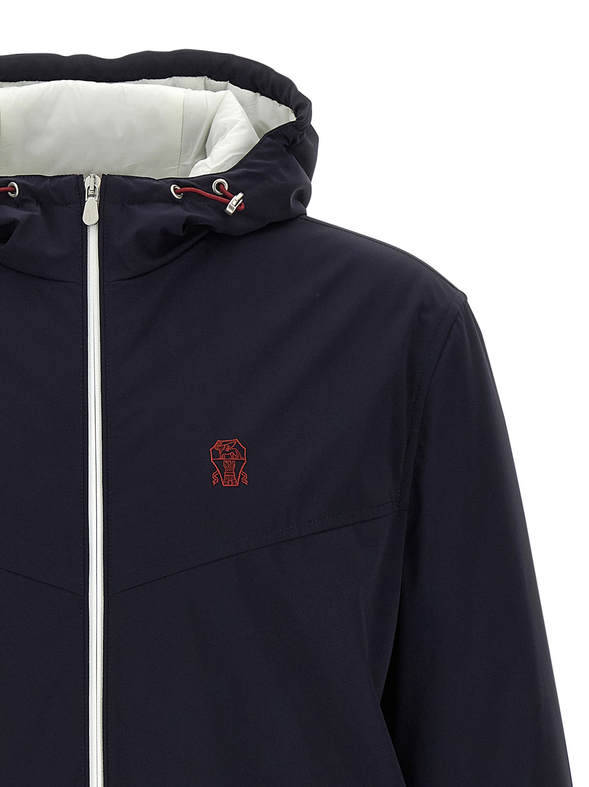 Brunello Cucinelli Blue Polyamide Shell Jacket