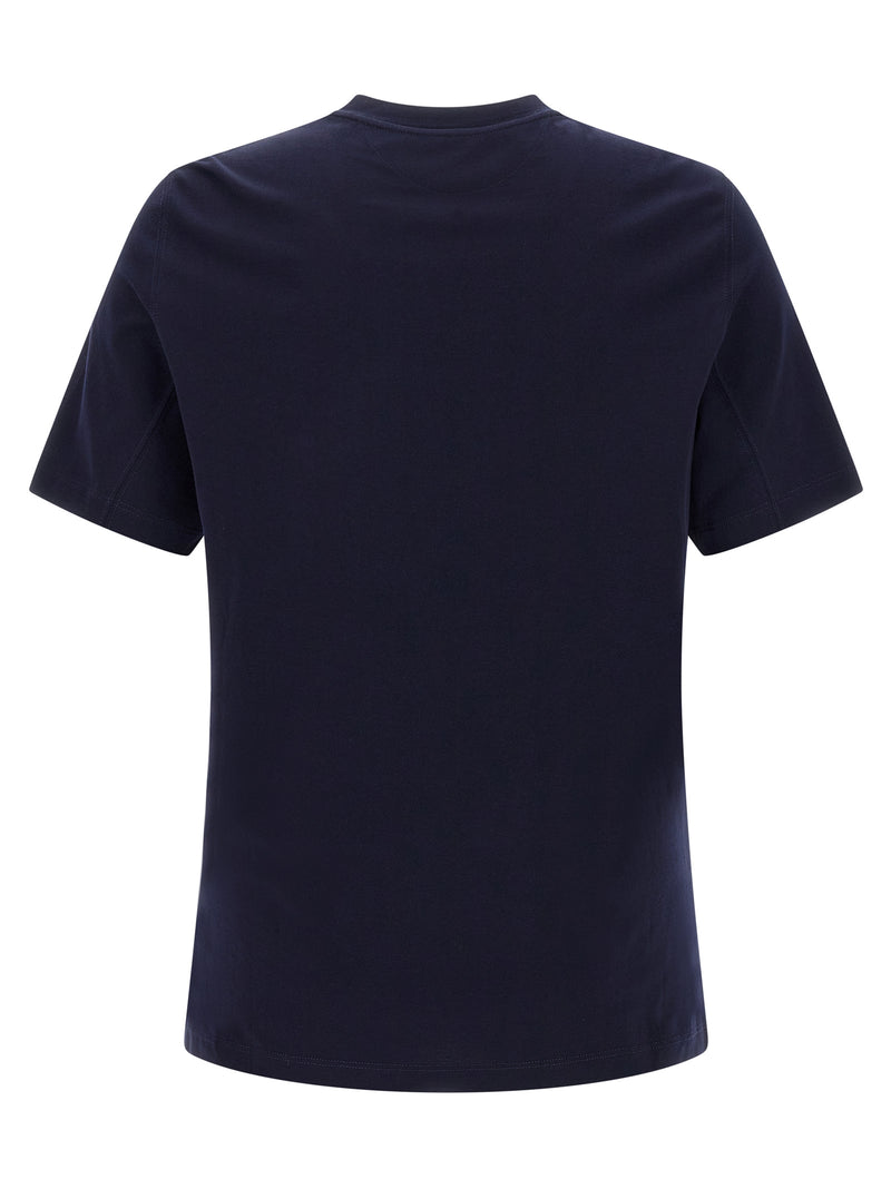 Brunello Cucinelli Blue Cotton T-Shirt - Luxury Casual Wear