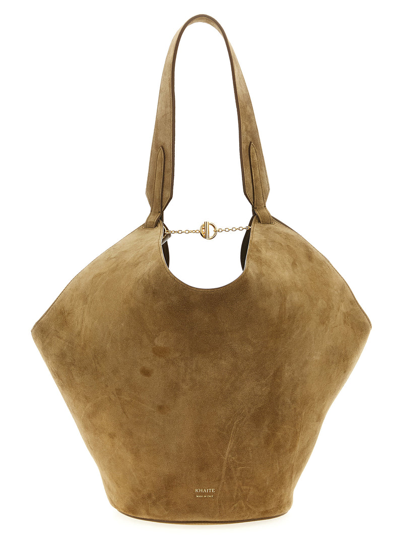 Sac cabas Khaite en veau marron