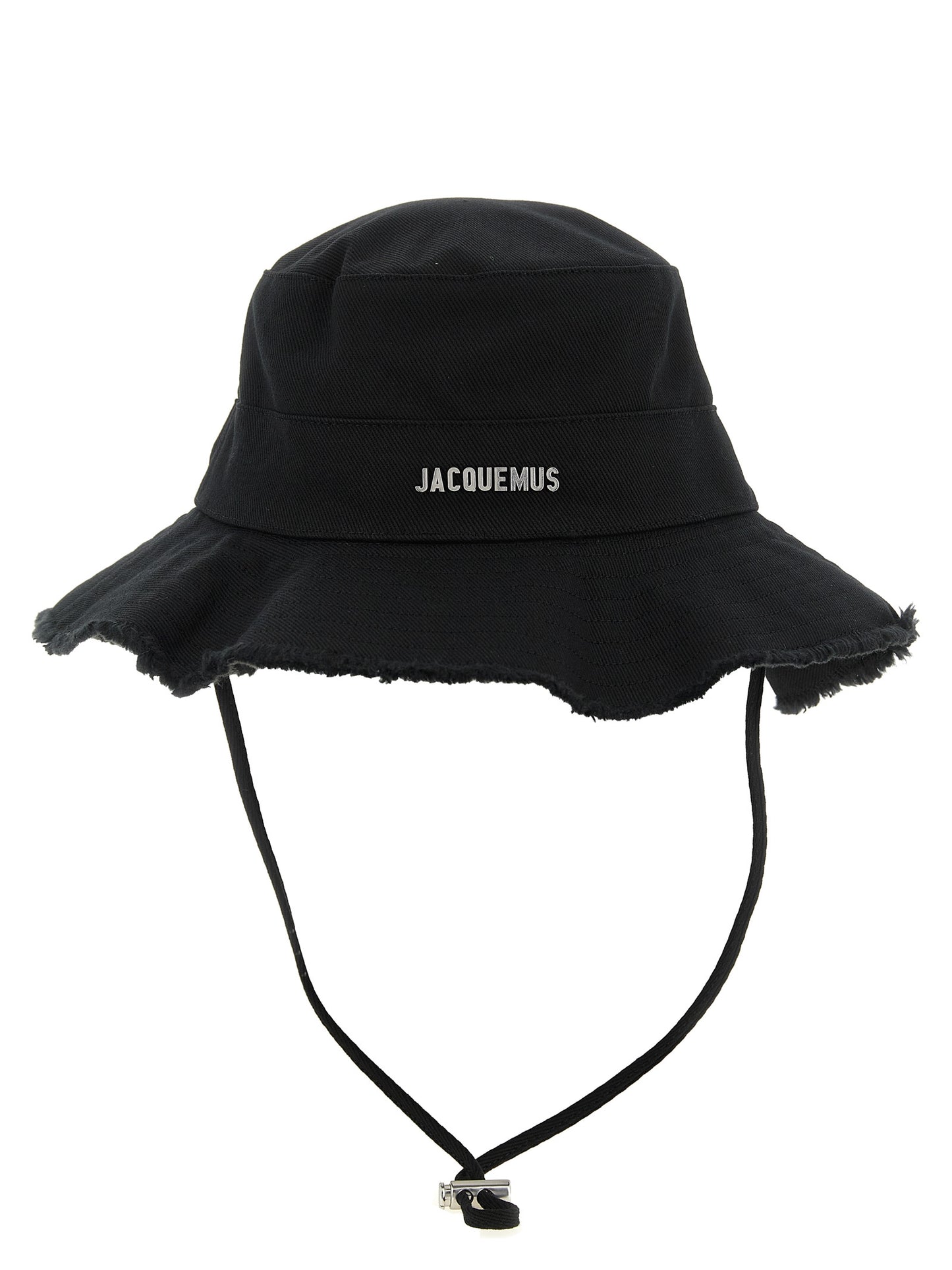 Jacquemus Black Cotton Bucket Hat