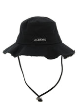 Jacquemus Le Bob Artichaut Black Cotton Bucket Hat