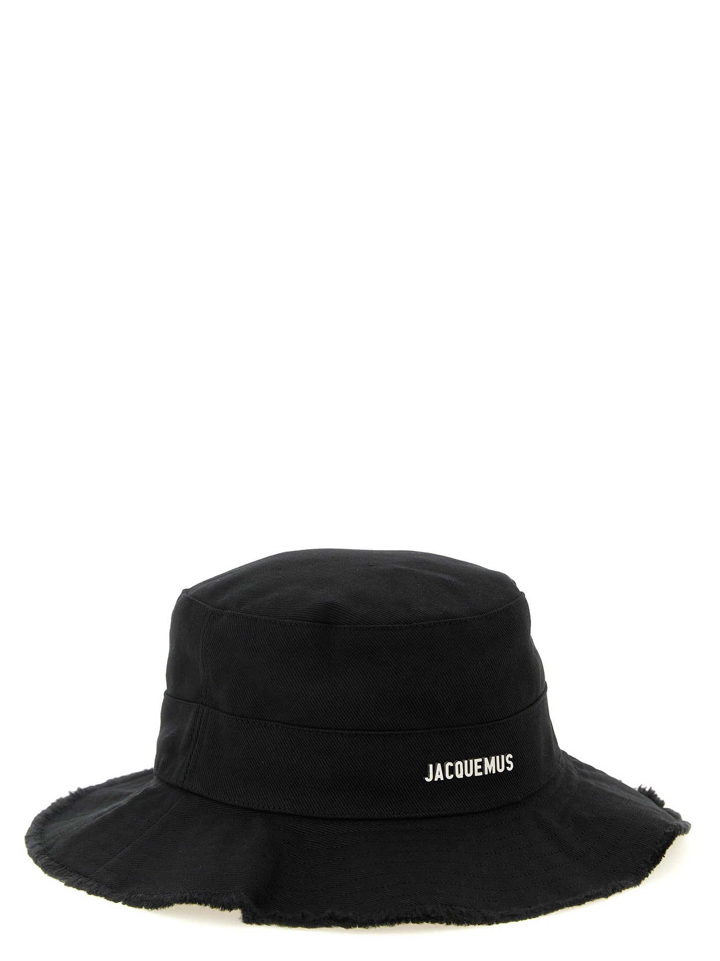 Jacquemus Black Cotton Bucket Hat