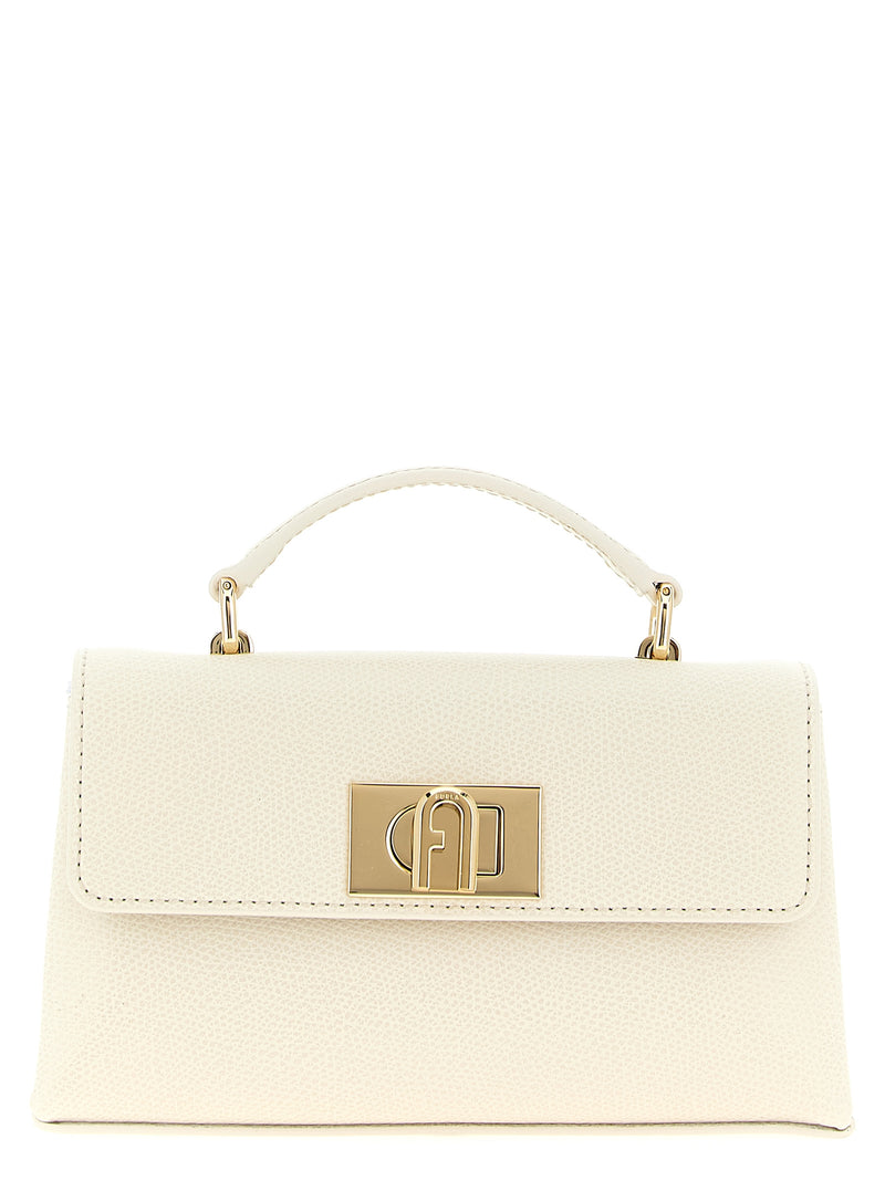 Sac bandoulière Furla en cuir blanc