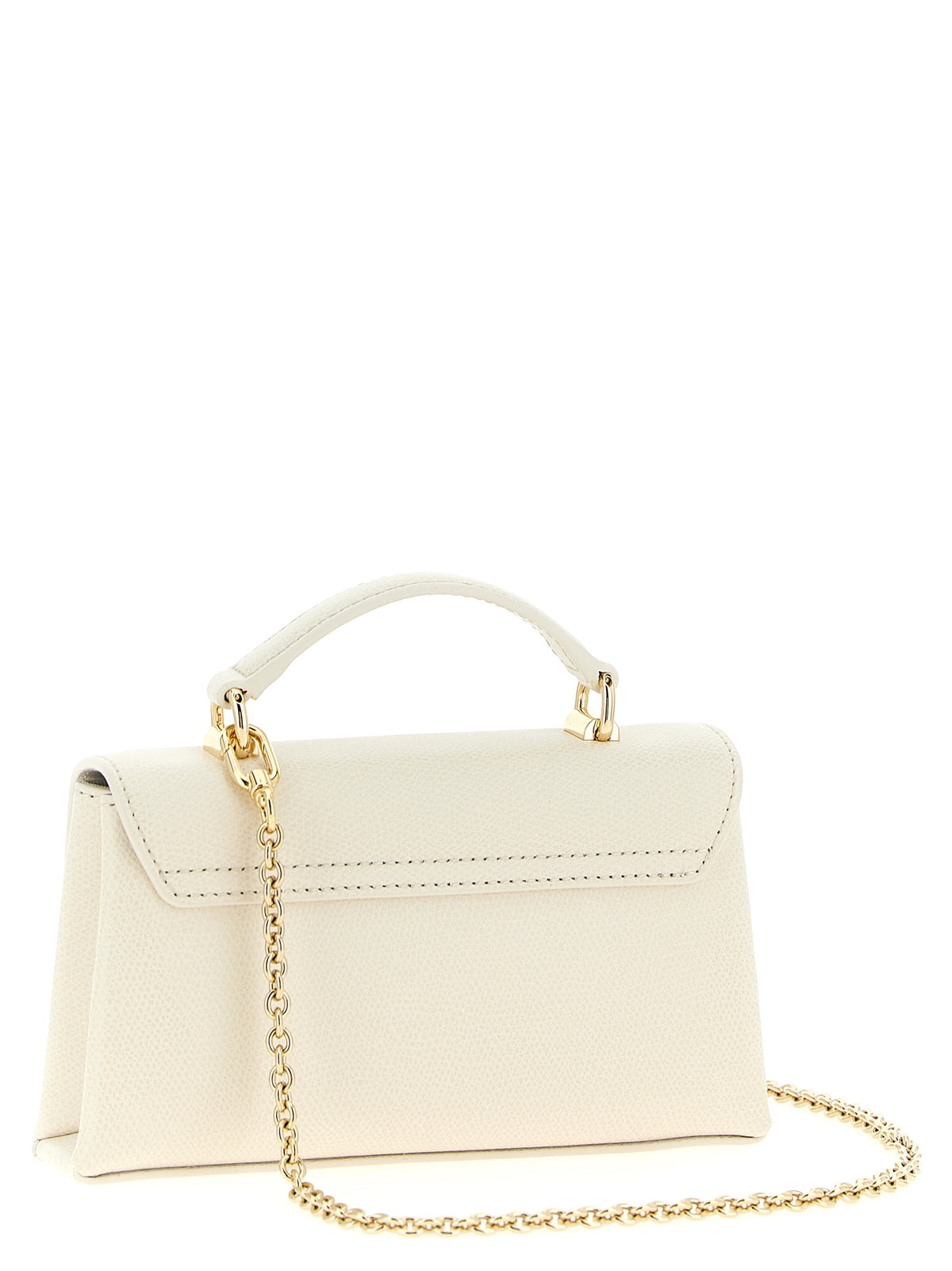 Sac bandoulière Furla en cuir blanc