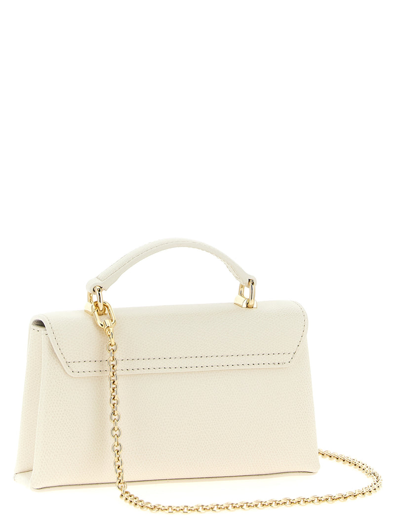 Sac bandoulière Furla en cuir blanc