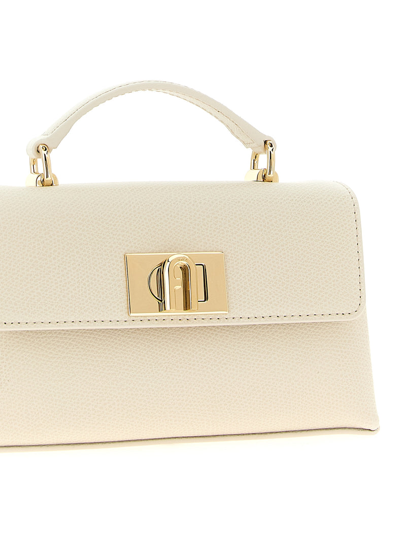 Sac bandoulière Furla en cuir blanc