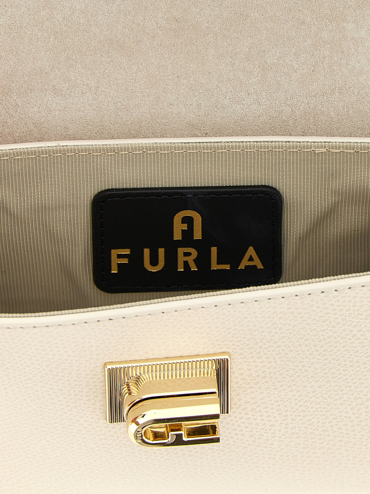 Sac bandoulière Furla en cuir blanc