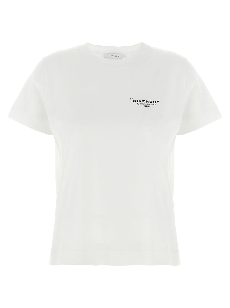 Givenchy Bicolor Cotton T-Shirt - White/Black