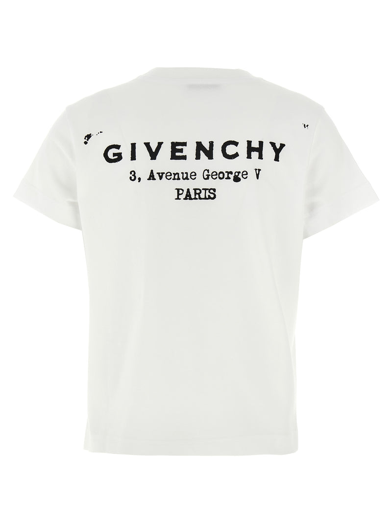 Givenchy Bicolor Cotton T-Shirt - White/Black