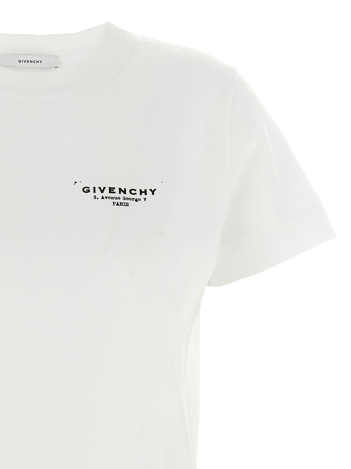 Givenchy Bicolor Cotton T-Shirt - White/Black
