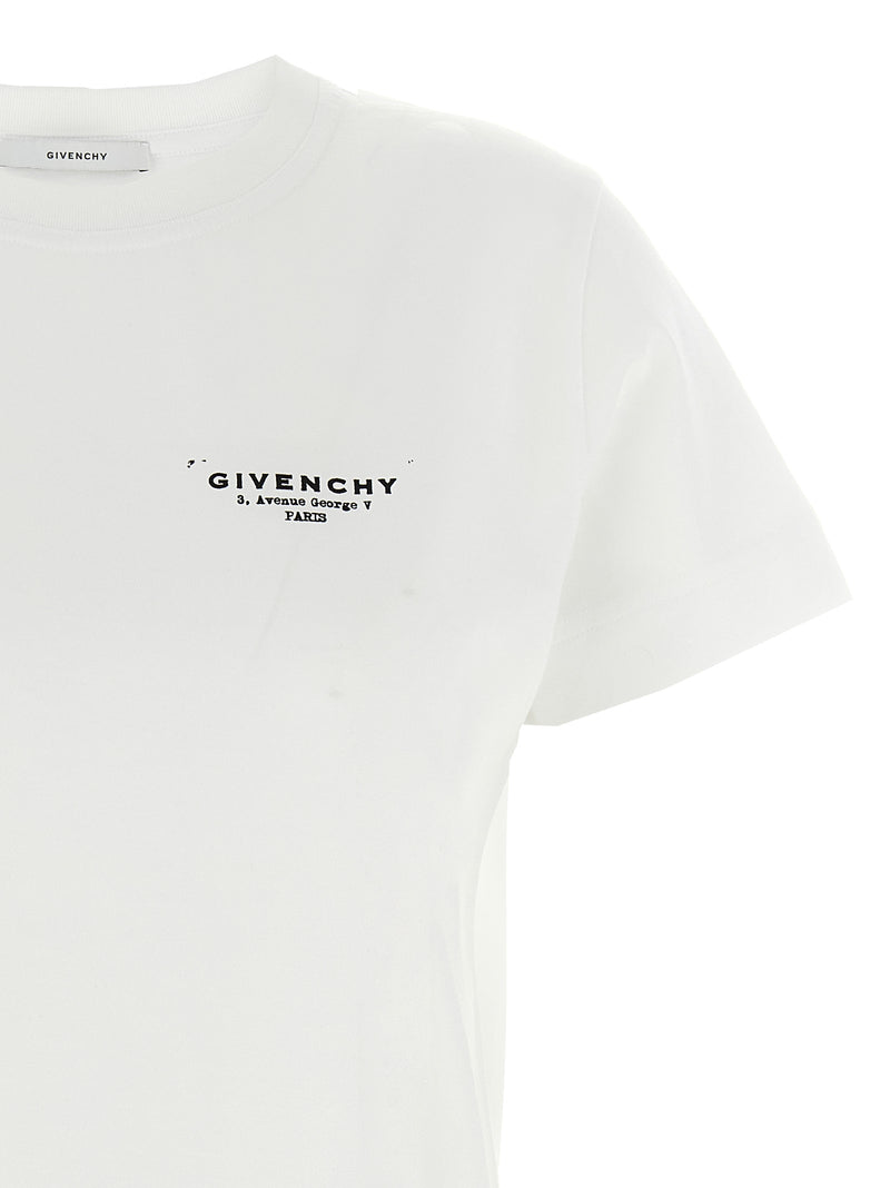 Givenchy Bicolor Cotton T-Shirt - White/Black